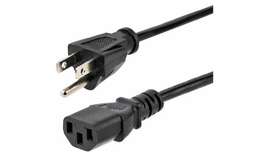 StarTech.com PXT101146 NEMA 5-15P to C13 Heavy-Duty Computer Power Cord 6 ft 15A