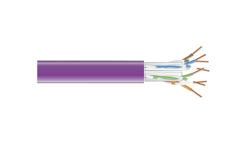 Black Box EYN864A-PB-1000 GigaTrue 550 Cat6 Riser Bulk Cable 1000 ft Solid UTP