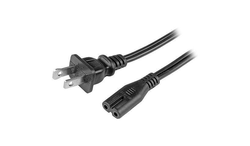 StarTech.com PXT101NB10 NEMA 1-15P to C7 2-Slot Non-Polarized Power Cord 10 ft