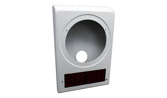 CyberData Speaker Clock Kit with Time Display, Signal White, 011154