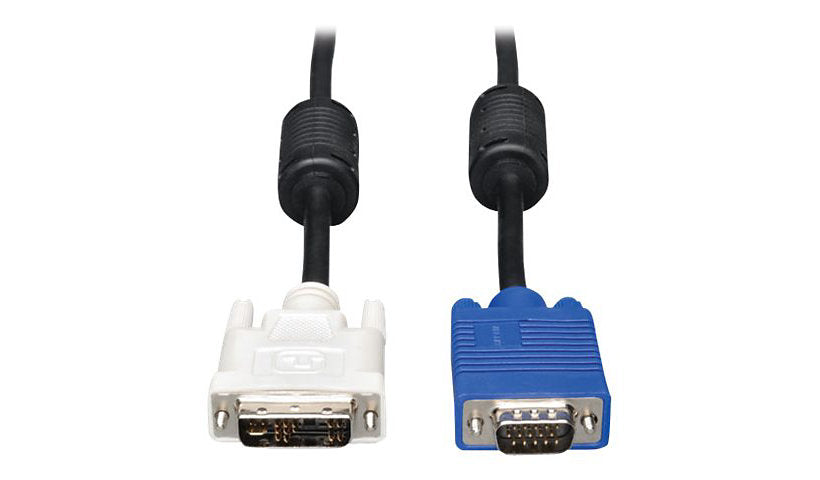 Tripp Lite DVI-A to VGA High-Res Coax Adapter Cable, Male/Male, 10 ft