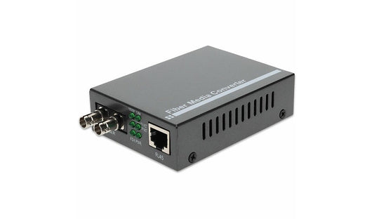 Proline 10/100/1000Base-TX RJ-45 to 1000Base-SX ST Multimode Media Converter, 850nm, 550m, PRO-GMC-SX-5ST