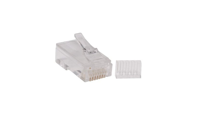 Tripp Lite N230-100 Cat6 RJ45 Modular Plug with Load Bar TAA Lifetime Warranty