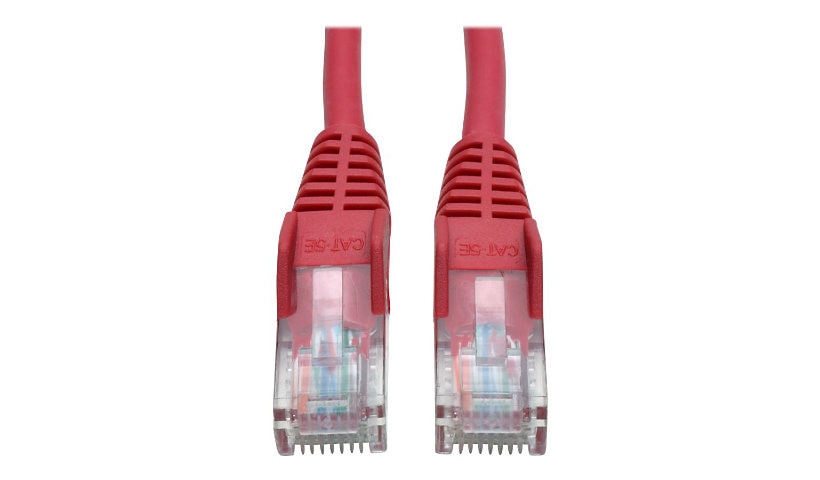 Tripp Lite N001-005-RD Cat5e Snagless UTP Ethernet Patch Cable 5 ft Red
