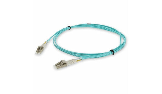 Proline 3m (9.8ft) LC to LC OM3 Multimode (MMF) Duplex Fiber Patch Cable, 50/125 µm, Riser-Rated OFNR, Aqua, PRO-LC-LC-3M5OM3