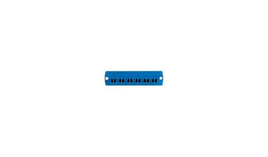 Leviton 5F100-2LL Opt-X SDX Fiber Adapter Plate 6 Duplex LC Single-Mode Blue