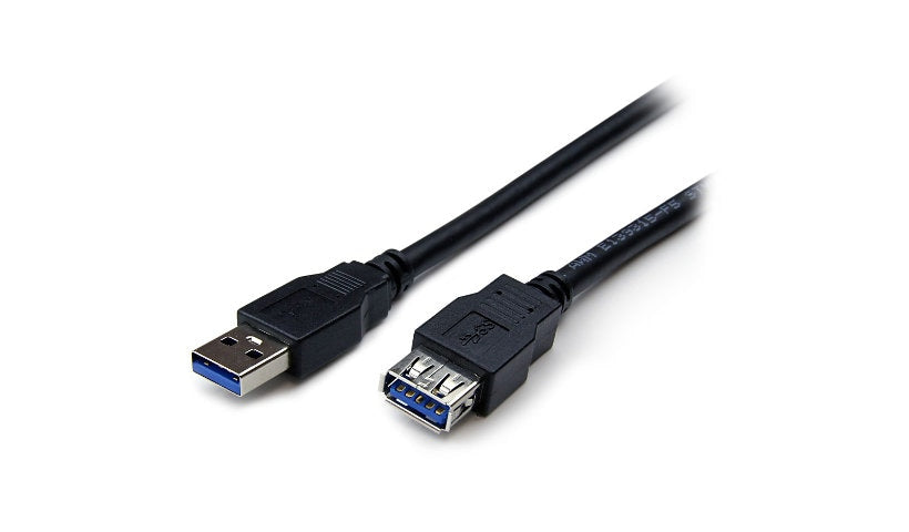 StarTech.com USB 3.0 5Gbps Extension Cable, USB-A Male/Female, Black, 6 ft