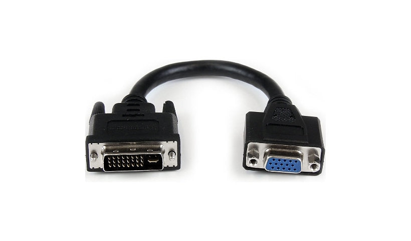 StarTech.com DVI-I Male to VGA Female Adapter Cable, 8 in