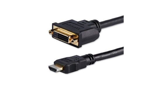 StarTech.com HDDVIMF8IN HDMI to DVI-D Adapter Cable 8 in Lifetime Warranty