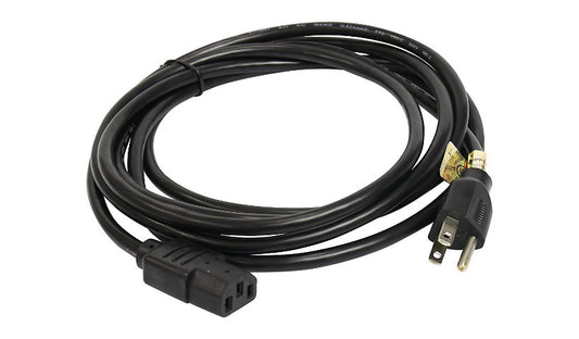 Ergotron 10ft Power Cord NEMA 5-15 to IEC C13 18 AWG Black 97-749