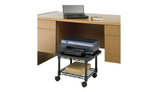 Safco Under-Desk Printer Stand, Black, 5206BL