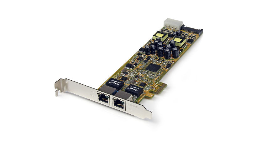 StarTech ST2000PEXPSE 2-Port Gigabit PoE+ PCIe NIC, 25.5W per Port, PSE