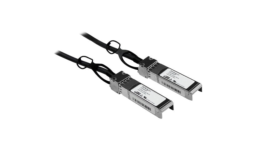 StarTech.com 3m (9.8ft) Cisco SFP-H10GB-CU3M Compatible 10G SFP+ to SFP+ Passive Twinax Direct Attach Copper Cable, Black, SFPCMM3M