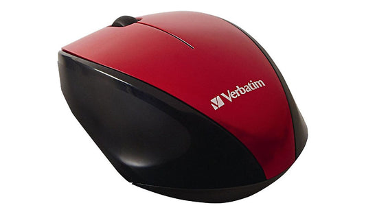 Verbatim 97995 Wireless Multi Trac Blue LED Mouse Red 1 Year