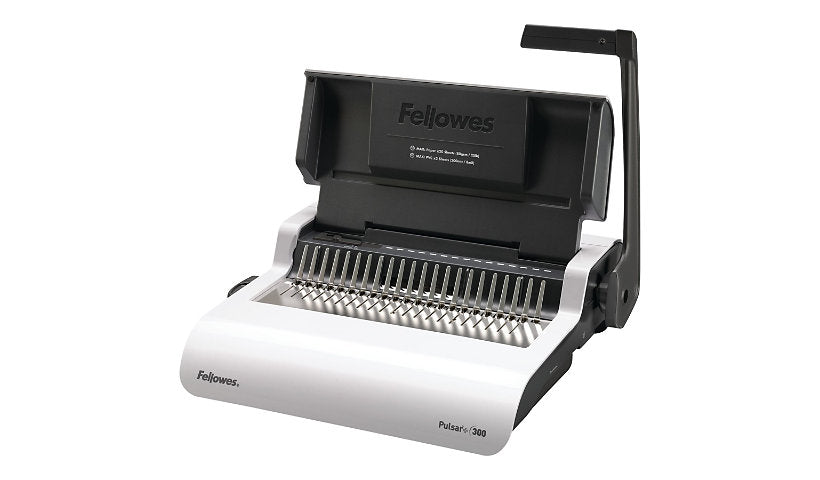 Fellowes Pulsar+ 300 Comb Binding Machine, White, 5006801