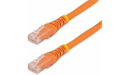 StarTech.com C6PATCH50OR Cat6 Molded UTP Ethernet Patch Cable 50 ft Orange