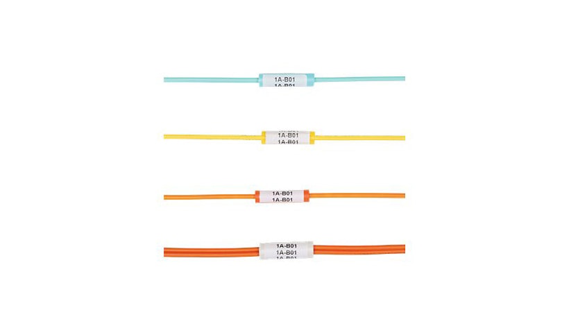 Panduit NWSLC2-7Y LabelCore Cable Identification Sleeves 2 in 100 Pack White