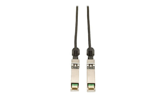 Eaton Tripp Lite 1.52m (5ft) 10GBase-CU SFP+ to SFP+ Passive Twinax Copper Cable, Cisco SFP-H10GB-CU1-5M Compatible, Black, N280-005-BK