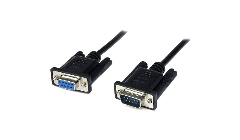 StarTech.com SCNM9FM1MBK DB9 RS232 Null Modem Cable 1 m Lifetime Warranty