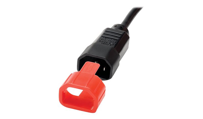 Tripp Lite PLC13RD PDU Plug-Lock Inserts C14 to C13 100 Pack Red 2 Year