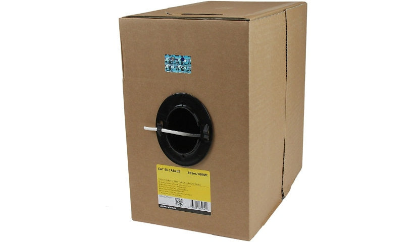 StarTech.com WIR5ECMRWH Cat5e Riser Bulk Cable 1000 ft Solid Lifetime Warranty