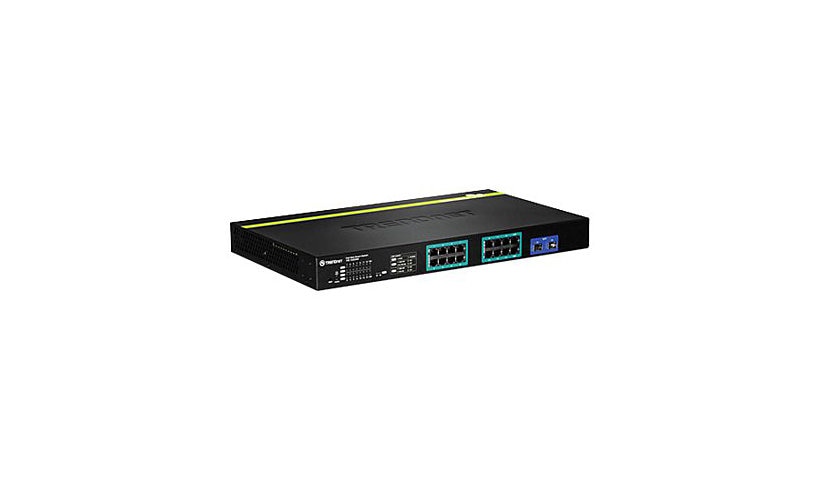 TRENDnet TPE-1620WS 20-Port Gigabit Web Smart PoE+ Switch, 16x PoE+