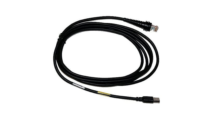 Honeywell Straight USB-A Scanner Cable, 16.4 ft (5 m), Black, CBL-500-500-S00