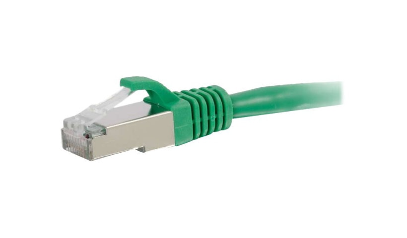C2G 00841 Cat6 Snagless Shielded Ethernet Patch Cable 35 ft Green