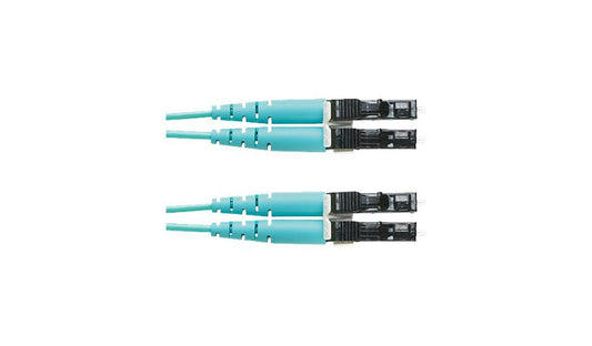 Panduit Opti-Core F92ERLNLNSNM002 2m (6.6ft) LC to LC OS1/OS2 Single Mode Duplex Fiber Patch Cord, 9/125, Riser, Yellow