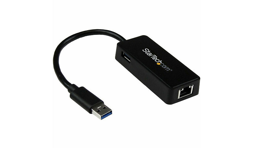 StarTech USB31000SPTB USB 3.0 Gigabit Ethernet Adapter with USB Pass-Through
