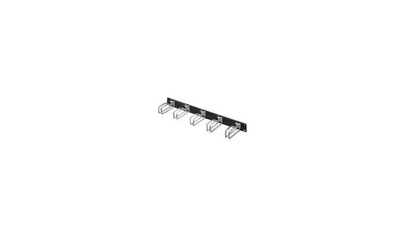 Rittal 5502205 DK Cable Management Panel 19 in 1U 5 Rings RAL 9005
