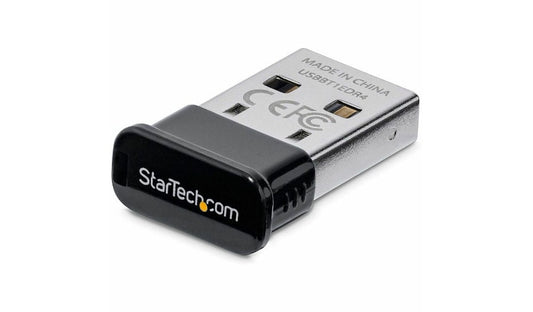 StarTech USBBT1EDR4 Mini Bluetooth 4.0 USB Adapter, Class 1, 50 m