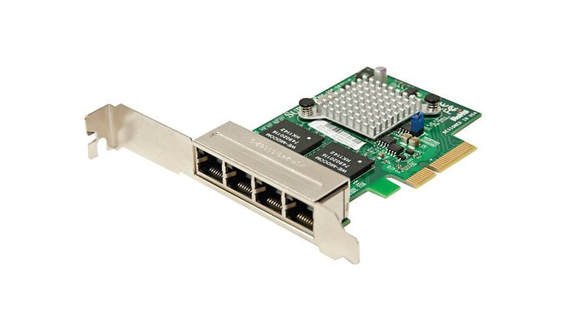 Supermicro AOC-SGP-i4 Quad Port 1GbE RJ-45 PCIe 2.1 x4 NIC, Intel I350