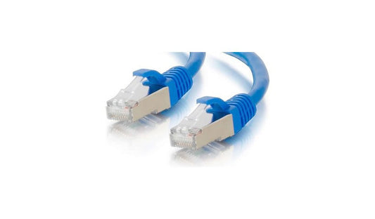 C2G 00800 Cat6 Snagless Shielded Ethernet Patch Cable 10 ft Blue