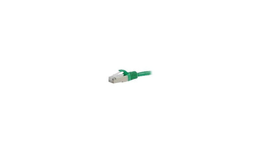 C2G 00825 Cat6 Snagless Shielded Ethernet Patch Cable 1 ft Green