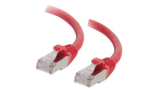 C2G 00848 Cat6 Snagless Shielded Ethernet Patch Cable 7 ft Red