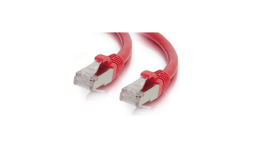 C2G 00851 Cat6 Snagless Shielded Ethernet Patch Cable 10 ft Red