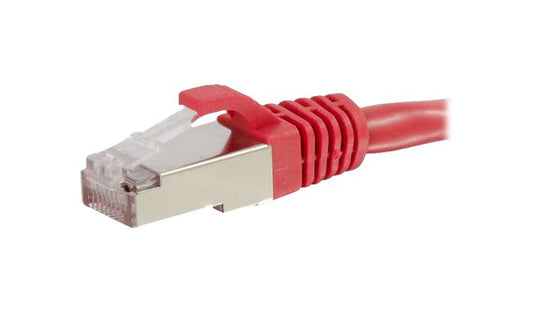 C2G 00857 Cat6 Snagless Shielded Ethernet Patch Cable 30 ft Red
