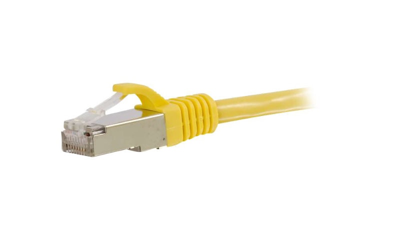 C2G 00868 Cat6 Snagless Shielded Ethernet Patch Cable 10 ft Yellow