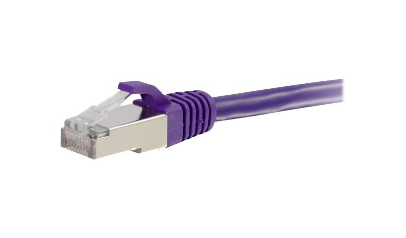C2G 00902 Cat6 Snagless Shielded Ethernet Patch Cable 6 ft Purple