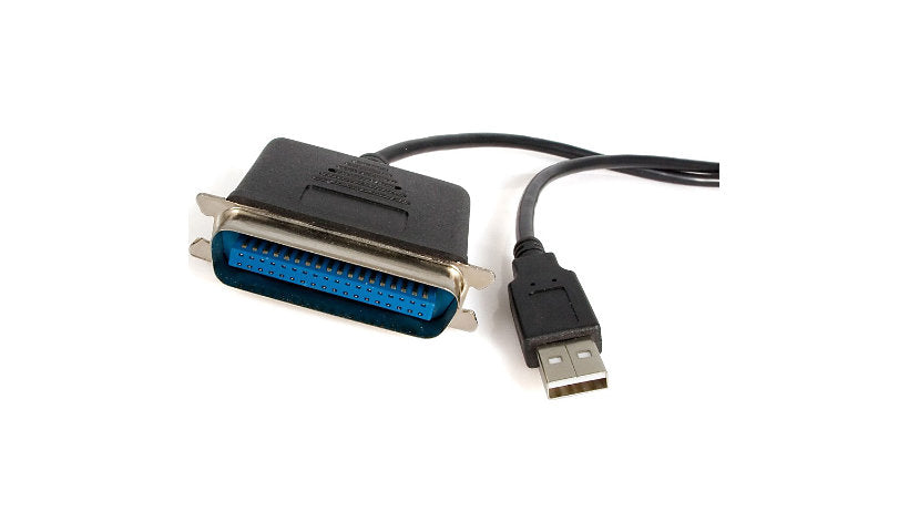 StarTech.com USB to Parallel Printer Adapter Cable, IEEE-1284 Centronics, 6 ft