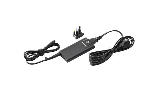 HP 65W Slim Combo AC Adapter 3 Tips with Pouch H6Y82UT#ABA 1 Year