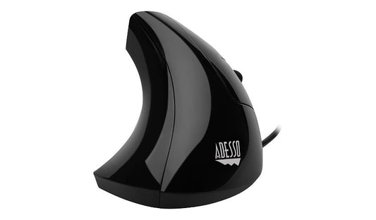 Adesso iMouse E1 Wired Vertical Ergonomic Mouse Blue LED 1 Year