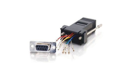 C2G 02943 RJ45 to DB9 Serial RS232 Modular Adapter Lifetime Warranty