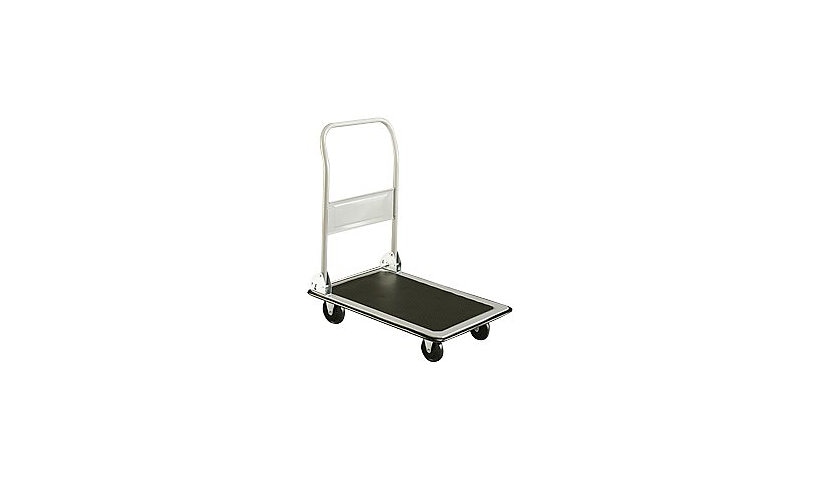 Safco Tuff Truck Large Folding Steel Dolly, 500 lb, Gray, 4063