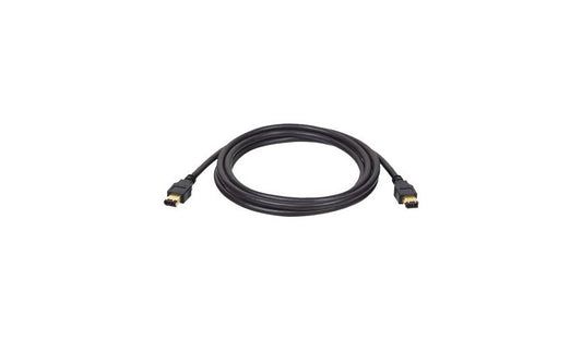 Eaton Tripp Lite 6ft (1.83m) FireWire IEEE 1394 Cable, 6-Pin to 6-Pin Male to Male, 400Mbps, Black, F005-006