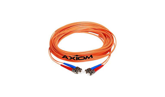 Axiom LCLCMD6O-2M-AX 2m (6.6ft) LC to LC OM1 Multimode Duplex Fiber Optic Cable, 62.5/125, Orange