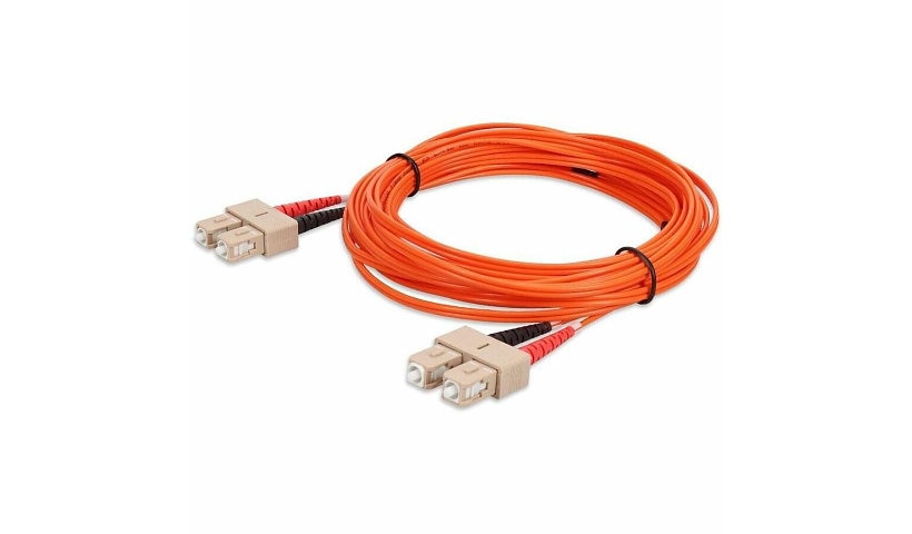 Proline 1m (3.3ft) SC to SC OM1 Multimode (MMF) Duplex Fiber Patch Cable, 62.5/125 µm, Riser-Rated OFNR, Orange, PRO-SC-SC-1M6MMF