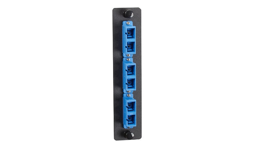Black Box JPM451C Fiber Adapter Panel 3 SC Duplex Lifetime Warranty