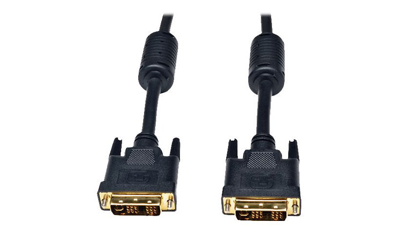 Tripp Lite DVI-I Single Link Digital/Analog Cable, 1920x1200, Gold, M/M, 6 ft